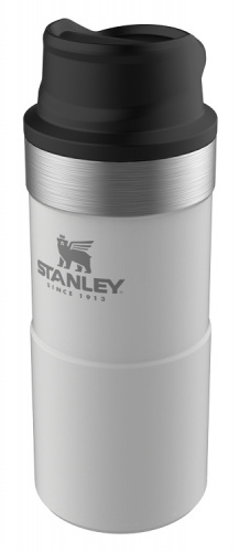 Термокружка Stanley The Trigger-Action Travel Mug (10-06440-016) 0.35л. белый фото 2