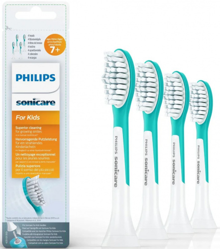 Насадка для зубных щеток Philips Sonicare HX6044/33 (упак.:4шт) для всех щеток Philips Sonicare for Kids фото 8
