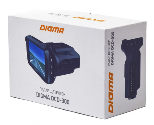 Видеорегистратор с радар-детектором Digma DCD-300 GPS черный фото 2