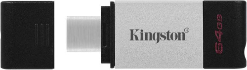 Флеш Диск Kingston 64Gb DataTraveler 80 Type-C DT80/64GB USB3.0 черный фото 3