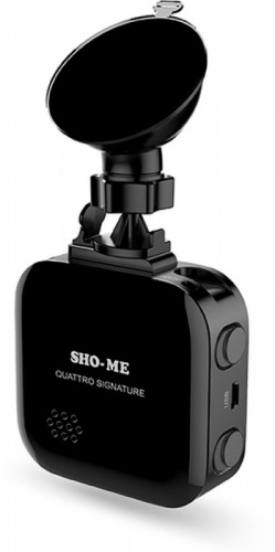 Радар-детектор Sho-Me Quattro Signature GPS приемник черный фото 4