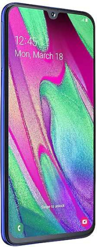 Смартфон Samsung SM-A405F Galaxy A40 64Gb 4Gb синий моноблок 3G 4G 2Sim 5.9" 1080x2340 Android 9 16Mpix 802.11 a/b/g/n/ac NFC GPS GSM900/1800 GSM1900 TouchSc MP3 A-GPS microSD max512Gb фото 7
