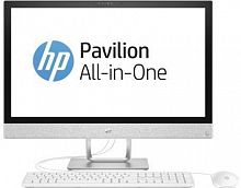 Моноблок HP Pavilion 24-r022ur 24" Full HD i7 7700T (2.9)/8Gb/1Tb 7.2k/HDG630/DVDRW/Windows 10/GbitEth/WiFi/клавиатура/мышь/Cam/белый 1920x1080