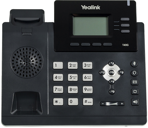Телефон SIP Yealink SIP-T40G черный фото 3
