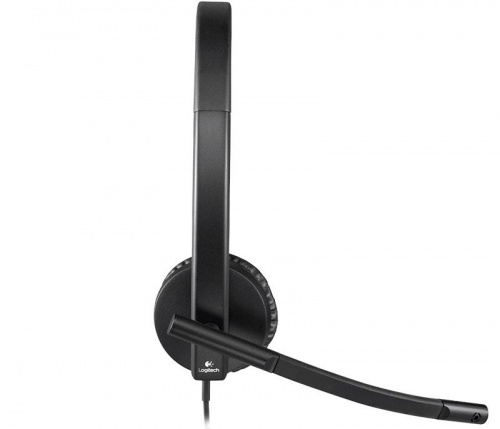 Наушники с микрофоном Logitech H570e Stereo черный 2.1м мониторные оголовье (981-000575) фото 3