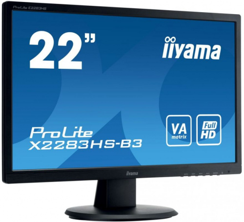 Монитор Iiyama 21.5" X2283HS-B3 черный VA LED 4ms 16:9 HDMI M/M матовая 3000:1 250cd 178гр/178гр 1920x1080 D-Sub DisplayPort FHD 3кг фото 8
