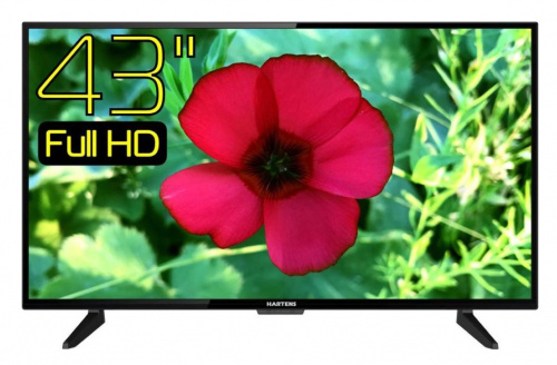 Телевизор LED Hartens 43" HTV-43FHD05B черный/FULL HD/50Hz/DVB-T/DVB-T2/DVB-C/USB (RUS)