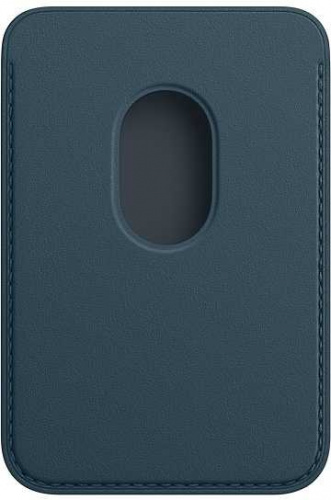 Чехол (футляр) Apple для Apple iPhone 12/12 Pro/12 mini/12 Pro Max Leather Wallet with MagSafe синий балтийский (MHLQ3ZE/A) фото 3