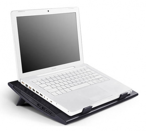 Подставка для ноутбука Deepcool WIND PAL FS (WINDPALFS) 17"382x262x24мм 27дБ 2xUSB 2x 140ммFAN 793г черный фото 10