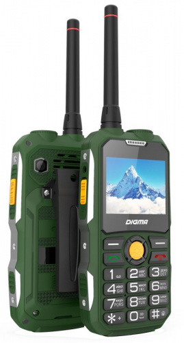 Мобильный телефон Digma A230WT 2G Linx 32Mb темно-зеленый моноблок 2Sim 2.31" 240x320 GSM900/1800 Ptotect MP3 FM microSD max8Gb фото 4