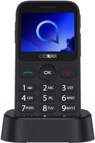 Мобильный телефон Alcatel 2019G серый моноблок 1Sim 2.4" 240x320 Thread-X 2Mpix GSM900/1800 GSM1900 FM microSD max32Gb фото 2