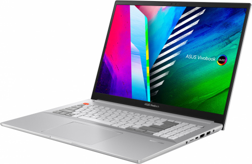 Ноутбук Asus Vivobook Pro 16X OLED N7600PC-L2025 Core i7 11370H 16Gb SSD512Gb NVIDIA GeForce RTX 3050 4Gb 16" OLED 4K (3840x2400) noOS silver WiFi BT Cam фото 4