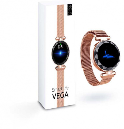 Смарт-часы Smarterra SmartLife Vega 1.08" TFT розовое золото (SMLVEGAG) фото 3