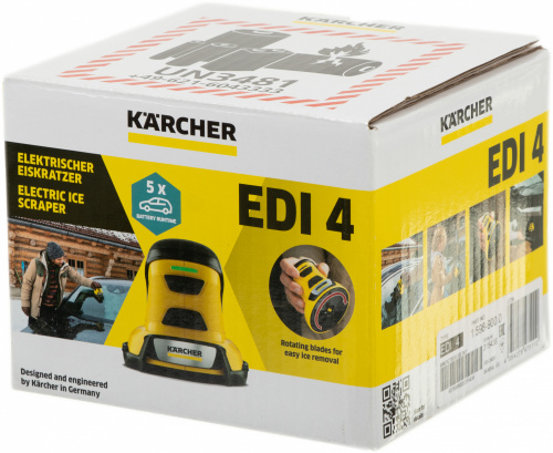 Мойщик окон Karcher EDI 4 шир.скреб.:100мм пит.:от аккум. желтый фото 12