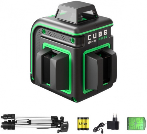 Лазерный нивелир Ada Cube 360-2V GREEN Professional Edition фото 5