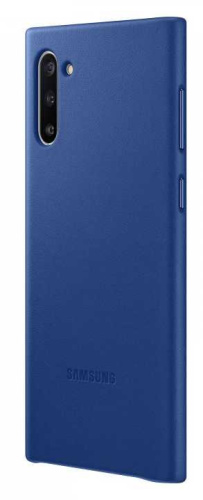 Чехол (клип-кейс) Samsung для Samsung Galaxy Note 10 Leather Cover синий (EF-VN970LLEGRU) фото 4