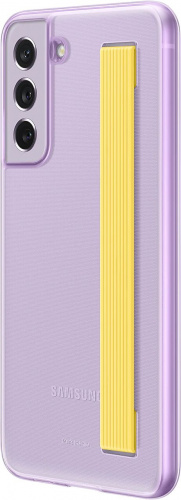 Чехол (клип-кейс) Samsung для Samsung Galaxy S21 FE Slim Strap Cover фиолетовый (EF-XG990CVEGRU) фото 5