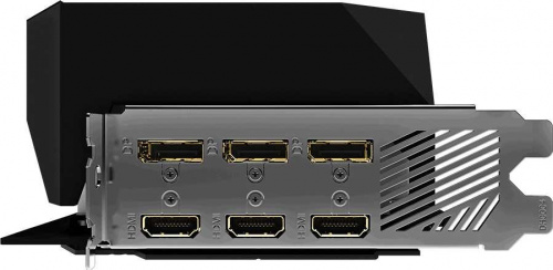 Видеокарта Gigabyte PCI-E 4.0 GV-N3080AORUS M-10GD NVIDIA GeForce RTX 3080 10240Mb 320 GDDR6X 1845/19000/HDMIx3/DPx3/HDCP Ret фото 3