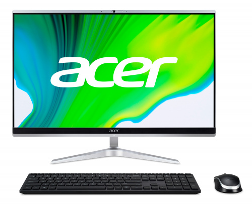 Моноблок Acer Aspire C24-1650 23.8" Full HD i3 1115G4 (3) 8Gb SSD512Gb UHDG CR Eshell GbitEth WiFi BT 65W клавиатура мышь Cam серебристый 1920x1080 фото 5