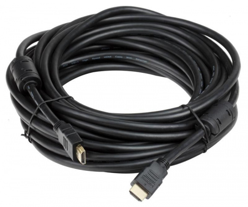 Кабель аудио-видео Ningbo HDMI (m)/HDMI (m) 10м. феррит.кольца позолоч.конт. черный (HDMI-10M-MG(VER1.4))