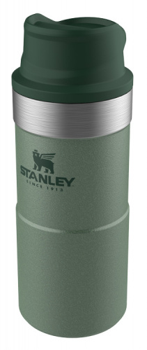 Термокружка Stanley The Trigger-Action Travel Mug (10-06440-014) 0.35л. зеленый фото 2