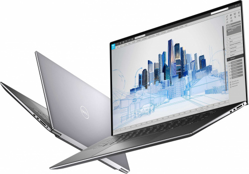 Ноутбук Dell Precision 5760 Core i9 11950H/16Gb/SSD1Tb/NVIDIA GeForce RTX A3000 6Gb/17" WVA/FHD+ (1920x1200)/Windows 10 Professional/grey/WiFi/BT/Cam фото 2