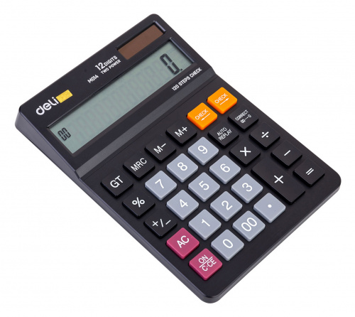 Калькулятор настольный Deli EM01420 черный 12-разр. фото 9