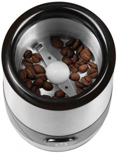 Кофемолка Redmond RCG-M1606 150Вт сист.помол.:ротац.нож вместим.:60гр серебристый фото 2
