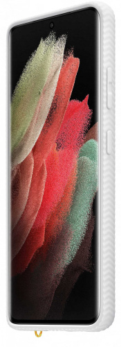 Чехол (клип-кейс) Samsung для Samsung Galaxy S21 Ultra Protective Standing Cover прозрачный/белый (EF-GG998CWEGRU) фото 3