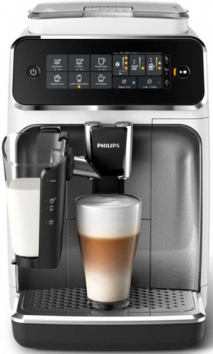 Кофемашина Philips EP3243/70 1450Вт белый/серебристый фото 2