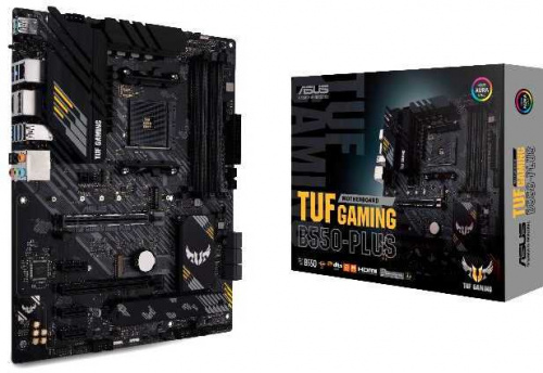 Материнская плата Asus TUF GAMING B550-PLUS Soc-AM4 AMD B550 4xDDR4 ATX AC`97 8ch(7.1) 2.5Gg RAID+HDMI+DP фото 4