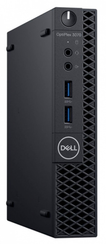ПК Dell Optiplex 3070 Micro PG G5420T (3.2)/4Gb/SSD128Gb/UHDG 610/Linux Ubuntu/GbitEth/WiFi/BT/65W/клавиатура/мышь/черный фото 4