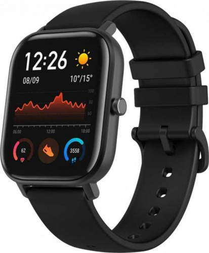 Смарт-часы Amazfit GTS 1.65" AMOLED черный