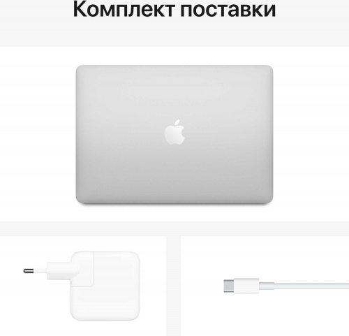 Ноутбук Apple MacBook Air M1 8 core 8Gb SSD512Gb/8 core GPU 13.3" IPS (2560x1600) Mac OS silver WiFi BT Cam фото 2
