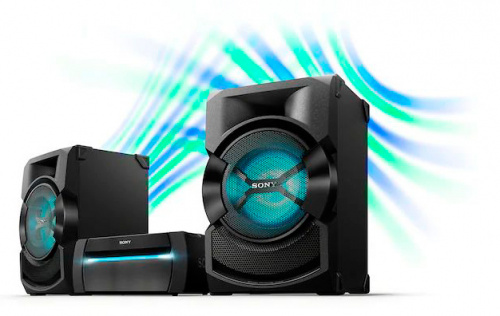 Минисистема Sony HCD-SHAKEX10 черный 1200Вт CD CDRW DVD DVDRW FM USB BT фото 3