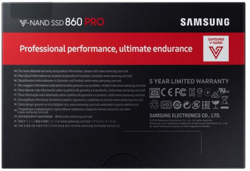 Накопитель SSD Samsung SATA III 1Tb MZ-76P1T0BW 860 Pro 2.5" фото 5