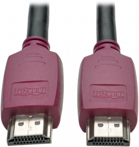 Кабель аудио-видео Tripplite HDMI (m)/HDMI (m) 0.9м. Позолоченные контакты черный (P569-003-CERT) фото 2