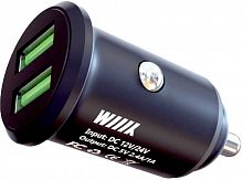 Автомобильное зар./устр. Wiiix UCC-2-43 2.4A+1A универсальное черный