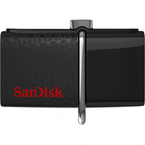 Флеш Диск Sandisk 64Gb Ultra Dual SDDD2-064G-GAM46 USB3.0 черный