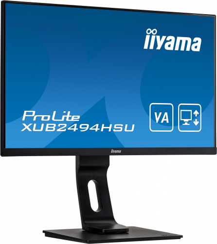 Монитор Iiyama 23.8" ProLite XUB2494HSU-B1 черный VA LED 16:9 HDMI M/M матовая HAS Pivot 250cd 178гр/178гр 1920x1080 D-Sub DisplayPort FHD USB 4.8кг фото 8