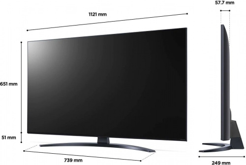 Телевизор LED LG 43" 43NANO766QA.ARUB синяя сажа 4K Ultra HD 60Hz DVB-T DVB-T2 DVB-C DVB-S DVB-S2 WiFi Smart TV фото 5