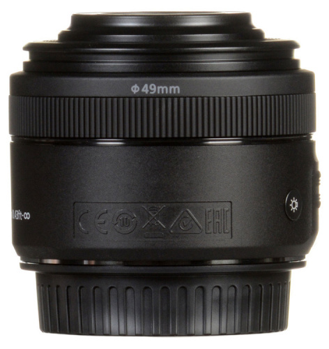 Объектив Canon EF-S IS STM (2220C005) 35мм f/2.8 Macro черный фото 4