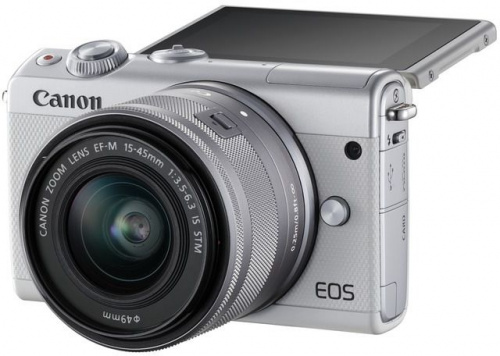 Фотоаппарат Canon EOS M100 белый/серебристый 24.2Mpix 3" 1080p WiFi 15-45 IS STM LP-E12 (с объективом) фото 10
