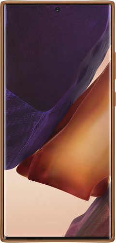 Чехол (клип-кейс) Samsung для Samsung Galaxy Note 20 Ultra Leather Cover коричневый (EF-VN985LAEGRU) фото 3
