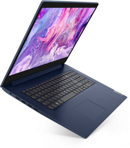 Ноутбук Lenovo IdeaPad IP3 17IML05 Core i3 10110U/4Gb/1Tb/SSD128Gb/Intel UHD Graphics/17.3"/TN/HD+ (1600x900)/Windows 10/blue/WiFi/BT/Cam фото 2