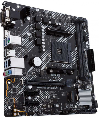 Материнская плата Asus PRIME B450M-K II Soc-AM4 AMD B450 2xDDR4 mATX AC`97 8ch(7.1) GbLAN RAID+VGA+DVI+HDMI фото 3