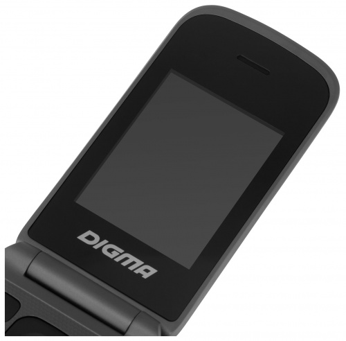 Мобильный телефон Digma VOX FS240 32Mb серый раскладной 2Sim 2.44" 240x320 0.08Mpix GSM900/1800 FM microSDHC max32Gb фото 13