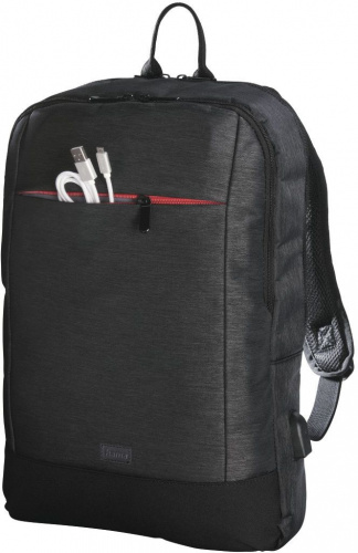 Рюкзак для ноутбука 15.6" Hama Manchester черный полиэстер (00216489) (упак.:1шт) фото 2