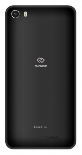 Смартфон Digma X1 3G Linx 16Gb 1Gb черный моноблок 3G 2Sim 5" 720x1280 Android 8.1 8Mpix WiFi GPS GSM900/1800 GSM1900 TouchSc MP3 FM microSDHC max64Gb фото 2
