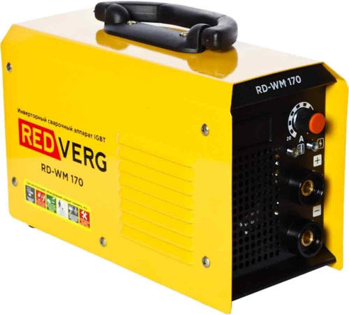 Сварочный аппарат RedVerg RD-WM 170 инвертор ММА DC 6.6кВт фото 4